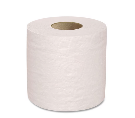Boardwalk 2-Ply Toilet Paper, 96 Rolls, 500 Sheets per Roll, Septic Safe, White, Embossed