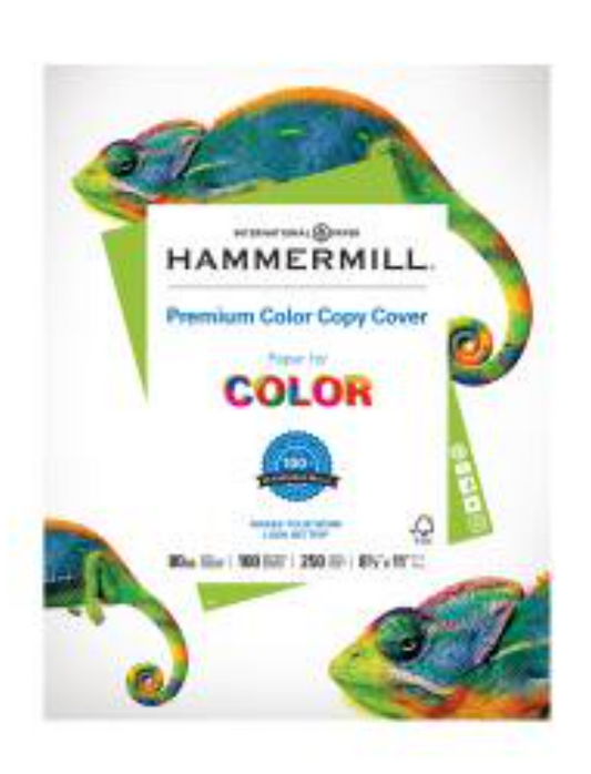 Hammermill® Color Copy Paper, 8 1/2" x 11", 80 Lb, Pack Of 250 Sheets