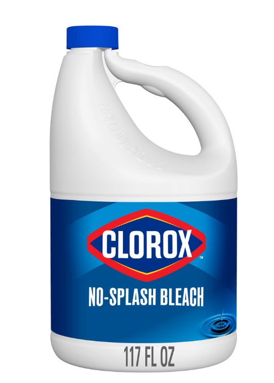 Clorox No Splash Bleach, 117 fl oz