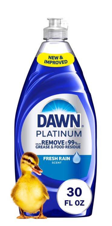 Dawn Platinum Dish Soap, Dishwashing Soap, Fresh Rain, 30 fl oz