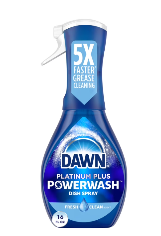 Dawn Powerwash Spray, Dish Soap, Dishwashing Liquid, Fresh, 1 Starter Kit, 16 Fl Oz