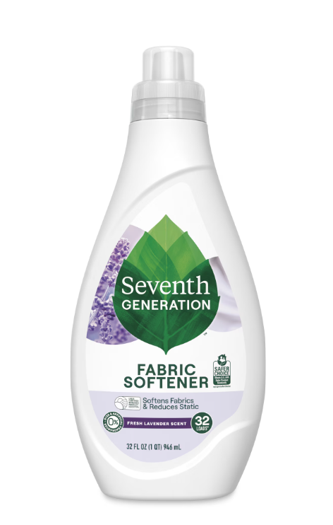 Seventh Generation Fabric Softener, Fresh Lavender, 32 fl oz, 32 Loads
