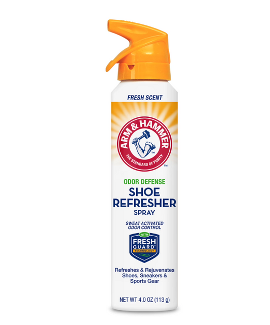 Arm & Hammer Odor Defense Shoe Refresher Spray, Fresh Scent, 4 oz