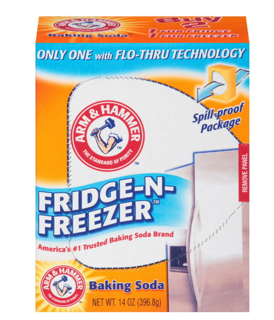 ARM & HAMMER Baking Soda Fridge-n-Freezer Odor Absorber, 14 oz Box