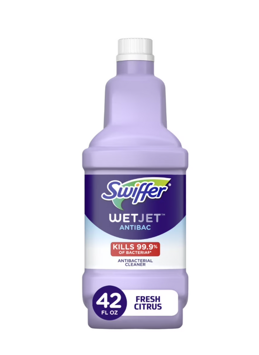 Swiffer Wet Jet Solution Refill, Antibac, 1 x 42.2 fl oz