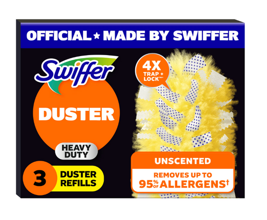 Swiffer Dusters Heavy Duty Duster Refills, Unscented, 3 Count