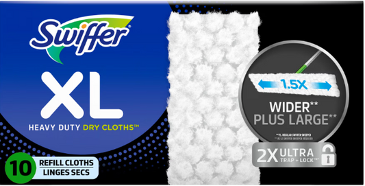 Swiffer Hair Magnet XL Refills, Unscented, 10 Count