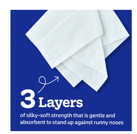 Kleenex Ultra Soft Facial Tissues, 4 Cube Boxes, 60 Tissues per Box, 3-Ply