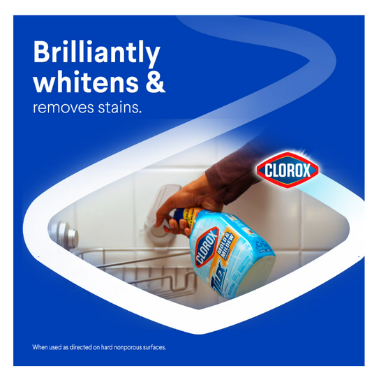 Clorox Plus Tilex Mold and Mildew Remover Bathroom and Shower Cleaner Spray, 32 oz