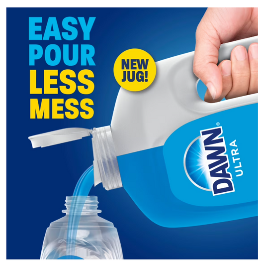 Dawn Ultra, Dishwashing Liquid, Refill Jug, Dish Soap, Original, 87 Fl oz