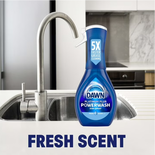 Dawn Powerwash Spray Refill, Dish Soap, Dishwashing Liquid, Fresh, 1 Refill
